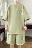 84301-P55夏季短袖T恤男套装休闲两件套，男装T恤，电商D310B