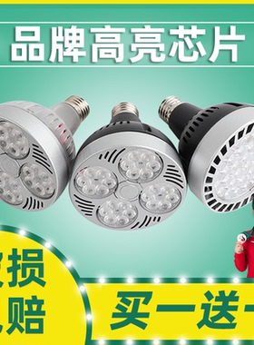 led轨道射灯灯泡店铺商用服装店超市专用超亮灯芯par30大螺口光源