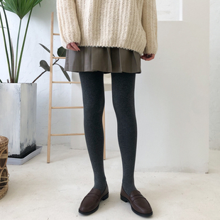秋冬季 袜奶咖色燕麦色打底袜小个子女 保暖1200D加绒加厚瘦腿连裤
