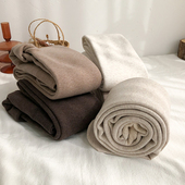 秋冬季 保暖瘦腿1300D加厚加绒连裤 袜连脚奶咖色燕麦色打底袜子女