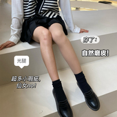 女肉色连裤 冬季 加绒加厚双层光腿神器裸感踩脚打底裤 袜假透肉外穿