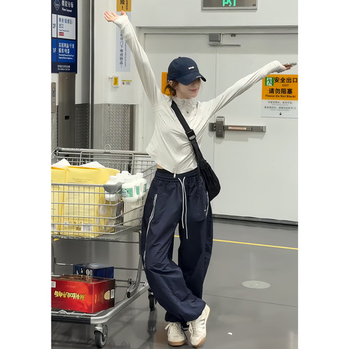慵懒风初夏女T恤休闲套装