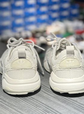 Adidas阿迪达斯男款春夏季网面透气低帮老爹鞋休闲运动鞋JS3026