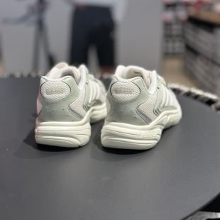 Adidas阿迪达斯男子夏季透气网面清新复古休闲运动老爹鞋KH8215