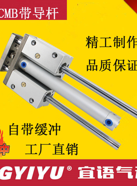 带安装法兰MGCLB MGCLF MGCMB MGCMF20/25/32/40/50导杆气缸