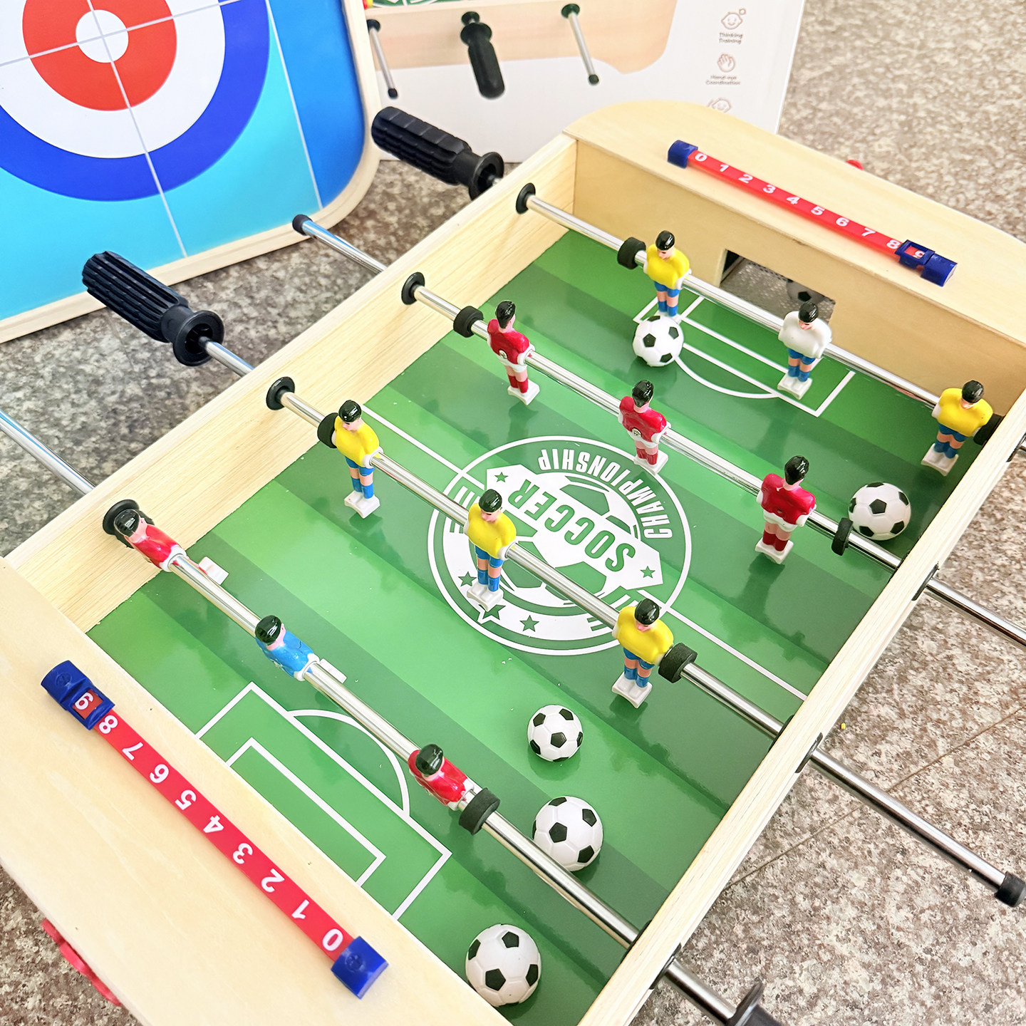 儿童桌上足球双人对战桌面游戏家庭亲子互动专注力训练多功能玩具,玩具/童车/益智/积木/模型,儿童桌面游戏类,淘宝优惠券,粉丝福利购,淘宝优惠卷