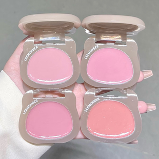 松紫系列~LEEMEMBER荔萌水光腮红膏碎花小熊新色LG16LG18高光腮红