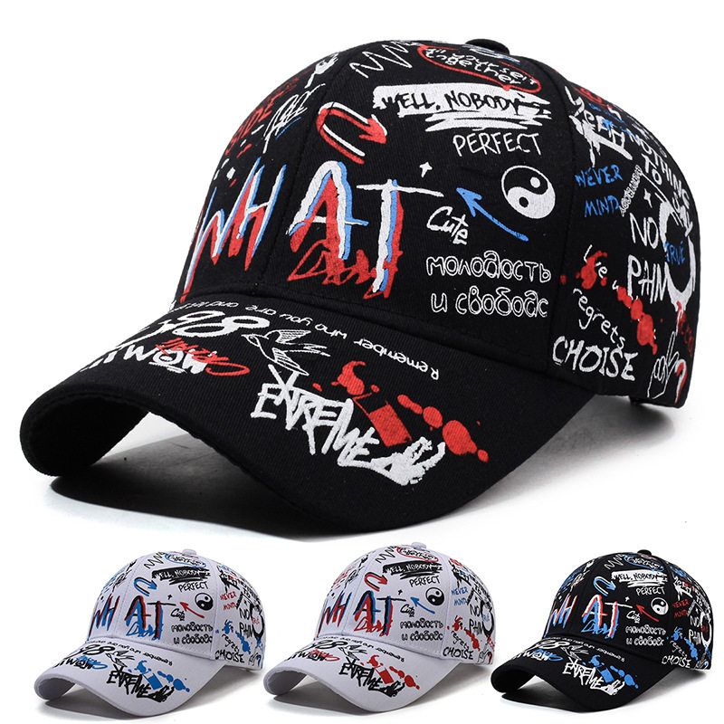 韩版时尚潮人鸭舌帽子个性街头潮流男女棒球帽欧美时尚嘻哈帽