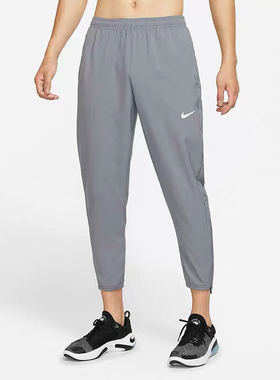 Nike耐克跑步长裤男薄款速干九分裤夜跑反光超轻正DD4895-010-084