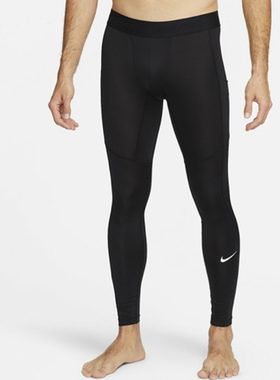 Nike pro耐克紧身长裤男篮球训练健身速干排汗弹力薄款FB7953-010