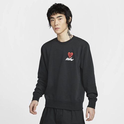 耐克男子卫衣套头衫法式毛圈圆领