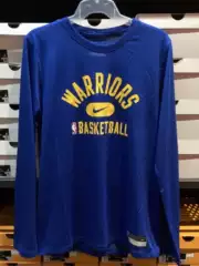 Nike Warriors Youth Basketball Training Long-Sleeve Tee - Dri-FIT Golden State Warriors HF7597-495