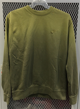 Nike耐克法式毛圈浸染圆领上衣长袖卫衣小勾刺绣渐变色DQ4628-325