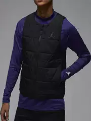 Nike Jordan Men's Golf Vest, Warm and Water-Repellent, Woven, Simple and Slim Fit, Fb3266-010