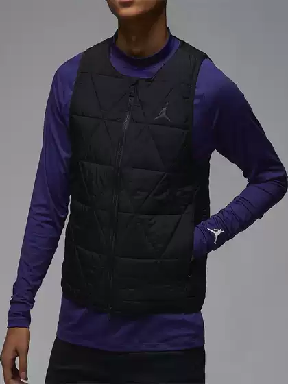 Nike Jordan Men's Golf Vest, Warm and Water-Repellent, Woven, Simple and Slim Fit, Fb3266-010