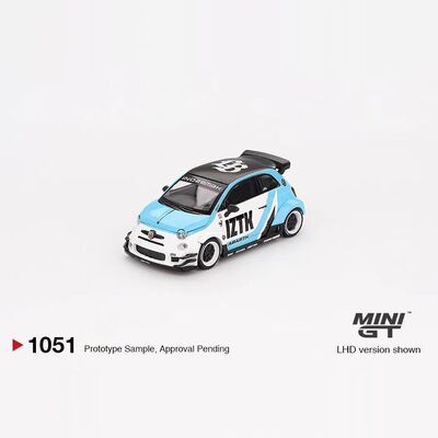 MINIGT 1:64 阿巴斯Abarth 595 LB-WORKS 合金汽车模型1051