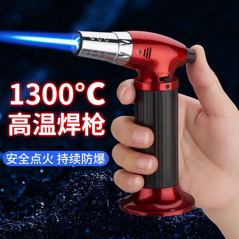 倒置直冲喷火枪防风充气