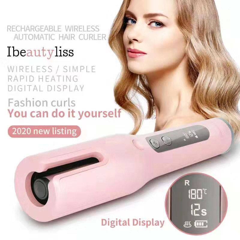 IBEAUTYLISS自动卷发棒充电USB无线烫发器防烫网红款旋转女大波浪