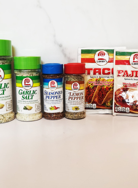 美国进口Lawry's Fajitas/Taco/Pepper蒜盐 烘焙西餐调味粉健身