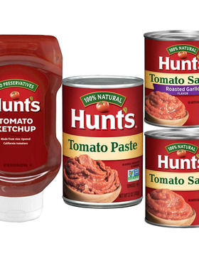 美国汉斯多种番茄酱膏Hunts RoastedGarlic Tomato Sauce Ketchup