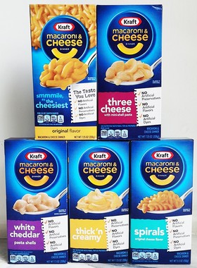 美国卡夫牌塞夫威牌儿童奶酪原味通心粉三种芝士KRAFT MACARONI