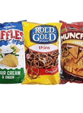 Ruffles墨西哥奶酪玉米条片薯片Doritos RoldGold多桃曼趣罗德金