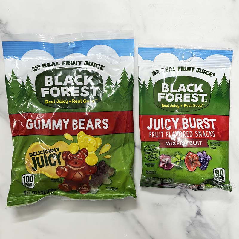 美国进口黑森林牌混合水果味熊仔型软糖Black Forest Juicy Candy