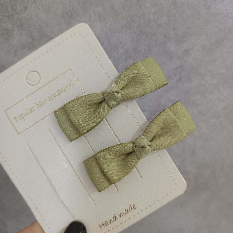 甜美小公主女孩少女儿童发饰抹茶绿色双层小蝴蝶结对夹边夹刘海夹,饰品/流行首饰/时尚饰品新,发饰,淘宝优惠券,粉丝福利购,淘宝优惠卷