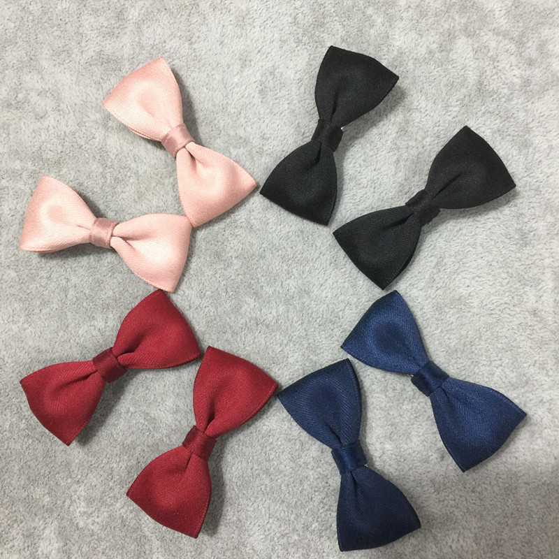 豆妈原创甜美可爱儿童藏蓝色对夹