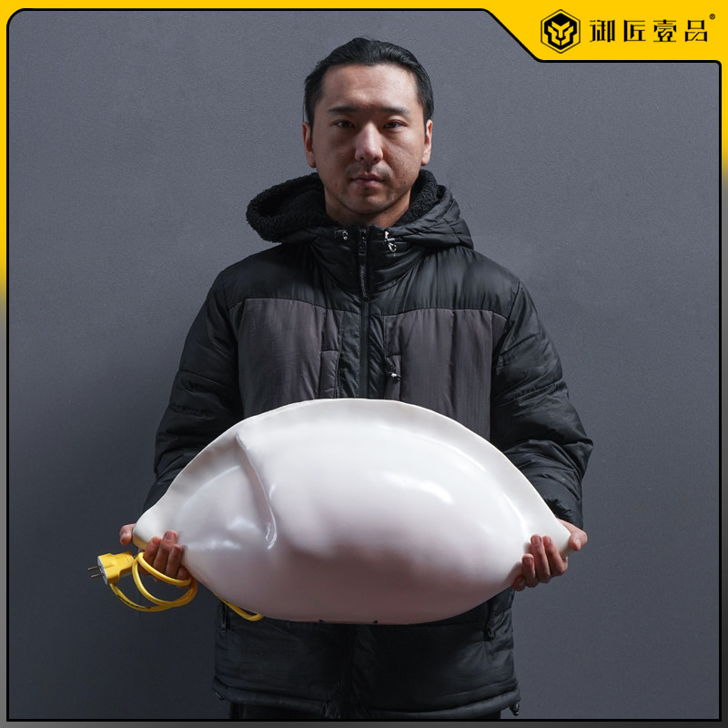 门头仿真饺子模型装饰发光大型仿真云吞包子馄饨模型美陈招牌雕塑