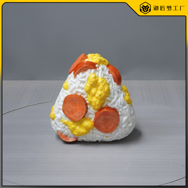 仿真三角饭团雕塑模型假寿司