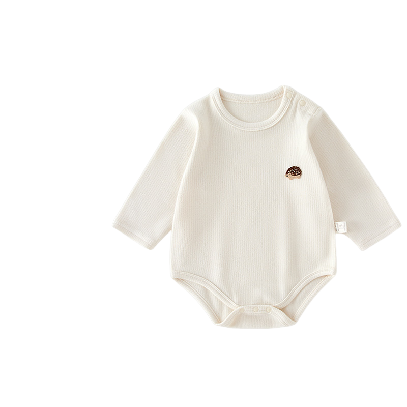 欧美婴儿连体衣长袖包屁衣男女宝宝三角哈衣居家春秋季婴幼儿a类