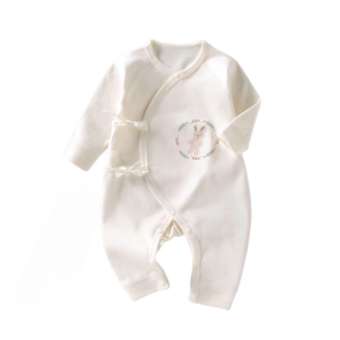 欧美新生儿四季蝴蝶衣长袖宝宝连体衣男宝女宝纯棉婴幼儿婴儿