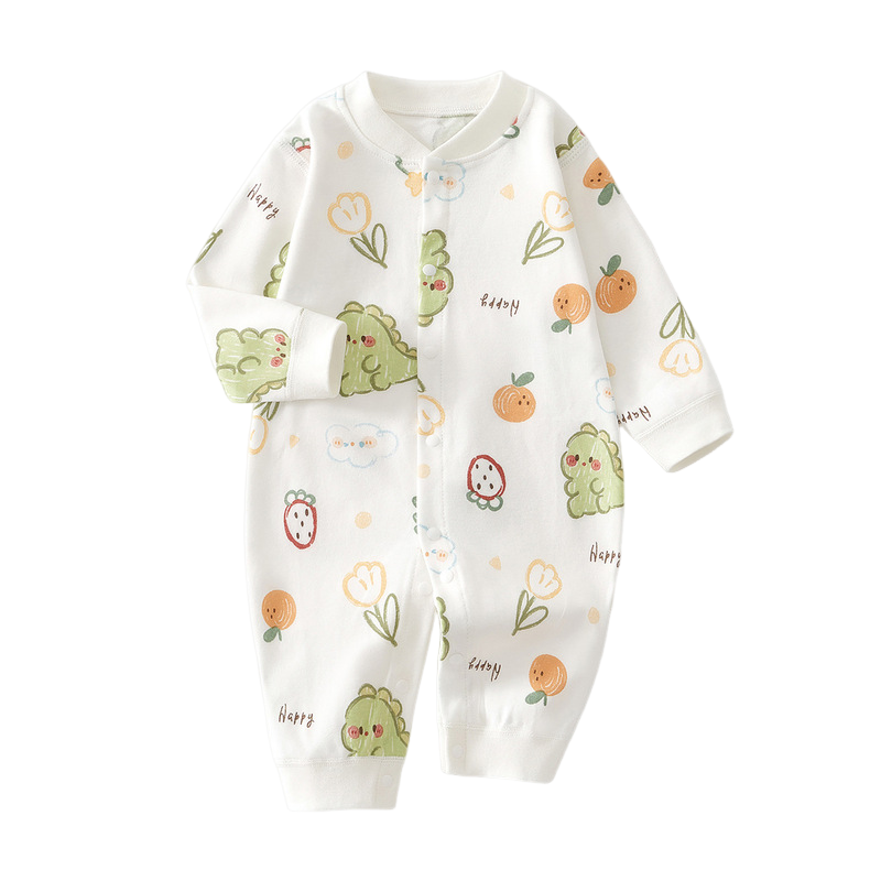 欧美婴儿衣服春秋款睡衣男女宝宝纯棉连体衣婴幼儿新生儿哈衣长袖