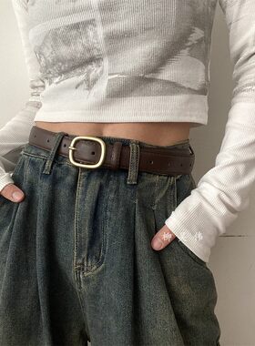 12孔~男女百搭皮带~简约~