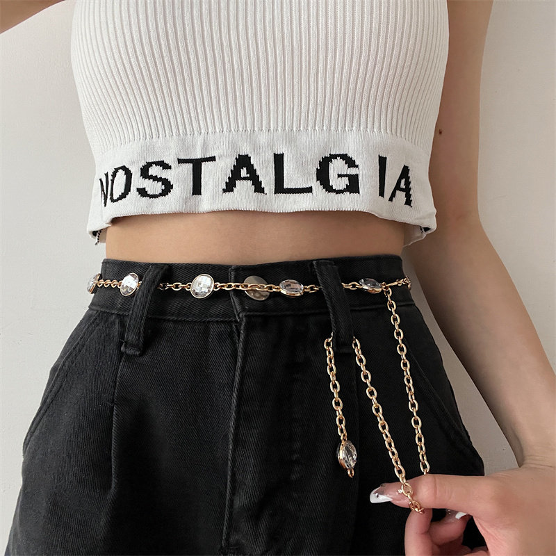 柳吴伟法式水钻金属腰链配裙子牛仔裤配饰夏季新款连衣裙腰带装饰,服饰配件/皮带/帽子/围巾,腰带/皮带/腰链,淘宝优惠券,粉丝福利购,淘宝优惠卷