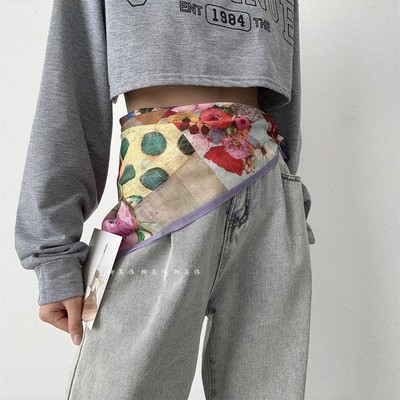 民族风波西米亚腰带女三角巾