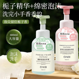 新款热销舒润云朵泡沫型洗手液持久留香清洁滋润护手家用400ML