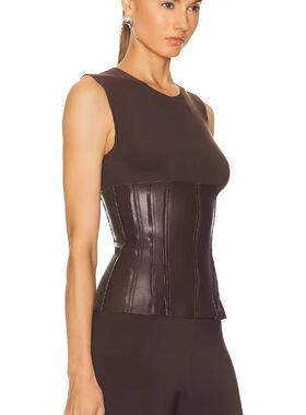 经典新款立体剪裁进口真皮弹力皮宽腰封显瘦塑腰宽腰带束腰束身衣