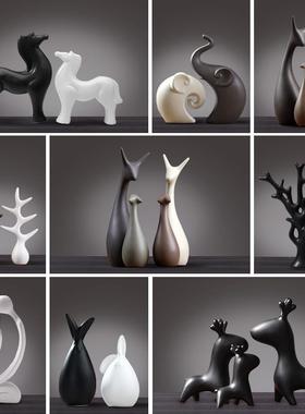 个性电视柜陶瓷轻奢风