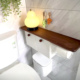 中古风卫生间马桶旁边置物架厕所厕纸盒纸巾盒姨妈巾卫生纸收纳盒