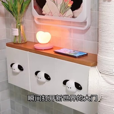 卫生间厕所马桶上方置物架纸巾盒