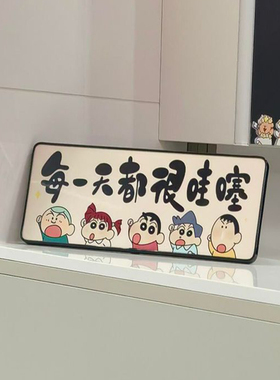 蜡笔小新摆件小众高级感装饰品