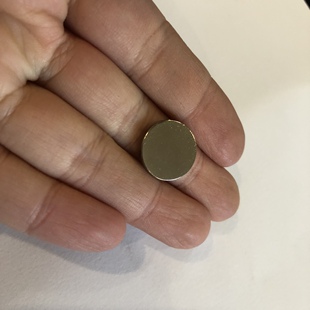 新品 盒磁铁磁钢 直径15 2毫米 镀镍好磁性N35圆形稀土钕铁硼包装