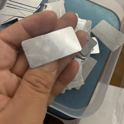 现货R角圆角长方形镀锌板铁片40*20*0.3毫米新款 长方形铁皮 - 封面