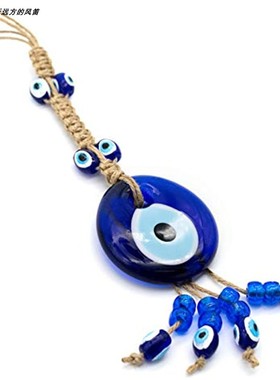 Evil Eyes恶魔之眼琉璃鱼眼睛装饰 欧美风饰爆款土耳其蓝眼睛挂件