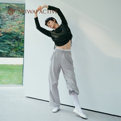 NEIWAI ACTIVE尼龙防泼水户外运动休闲阔腿裤 初春NA261SO4103