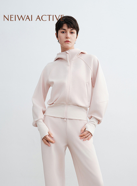 NEIWAI ACTIVE莫代尔砂洗羊腿袖针织户外夹克初春NA261SO2502