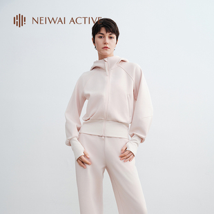 NEIWAI 针织户外夹克初春NA261SO2502 ACTIVE莫代尔砂洗羊腿袖