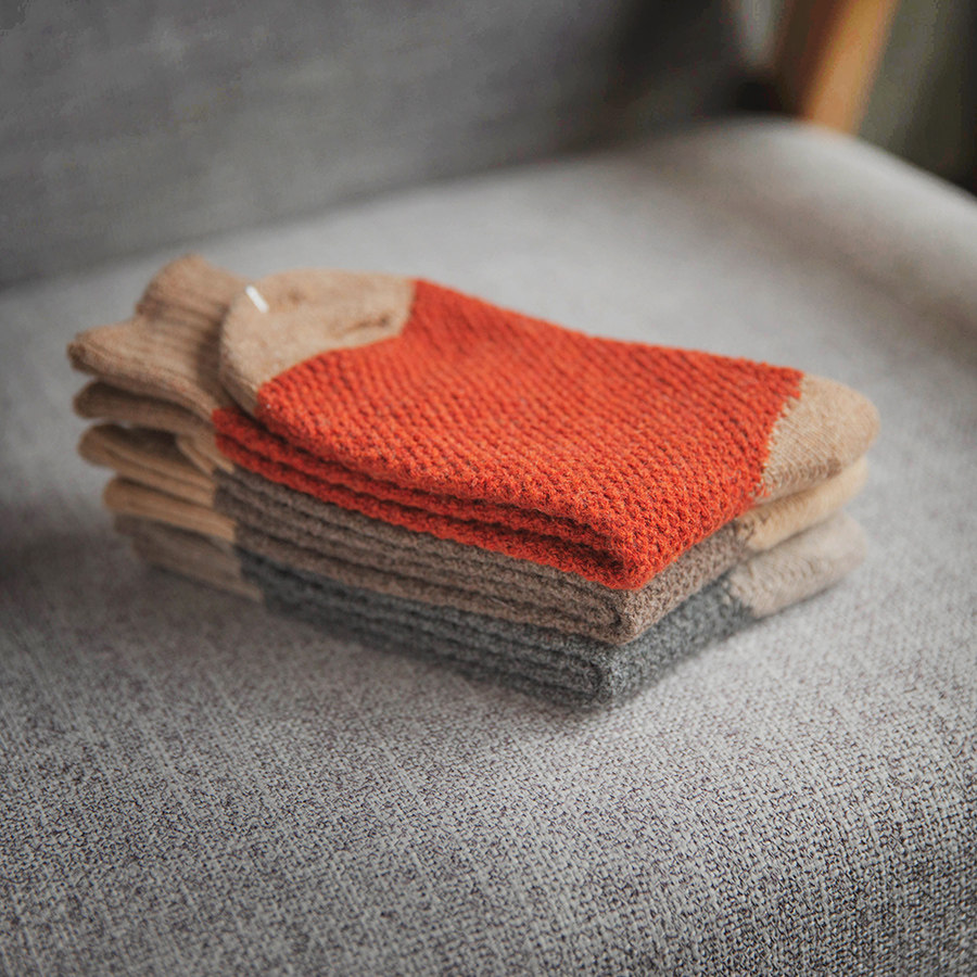 清仓 包子花拼色松口兔羊毛女秋冬季短袜保暖加厚堆堆女袜子3双装,女士内衣/男士内衣/家居服,短袜,淘宝优惠券,粉丝福利购,淘宝优惠卷